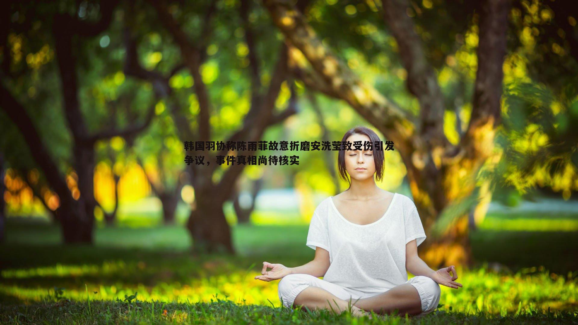 韩国羽协称陈雨菲故意折磨安洗莹致受伤引发争议,事件真相尚待核实